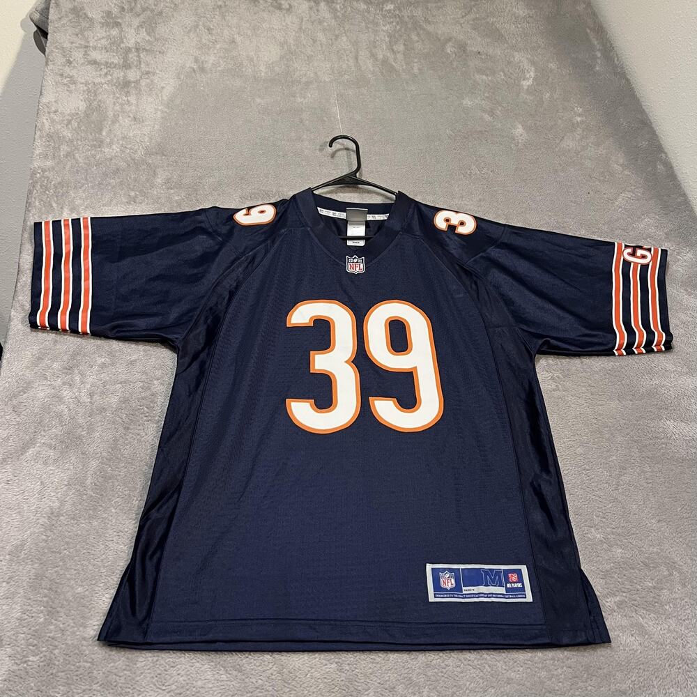 Chicago Bears Football Jersey Mens Medium Blue NFL Football Pro Line Jackson 39